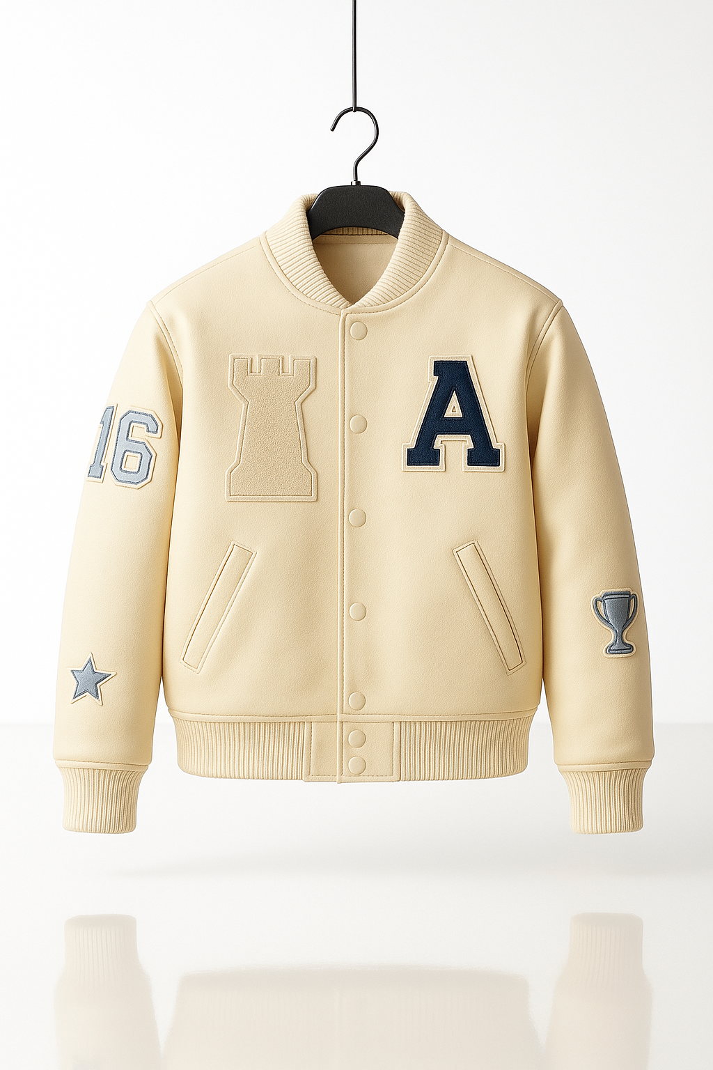 Preorder - Noir D'or Varsity jacket