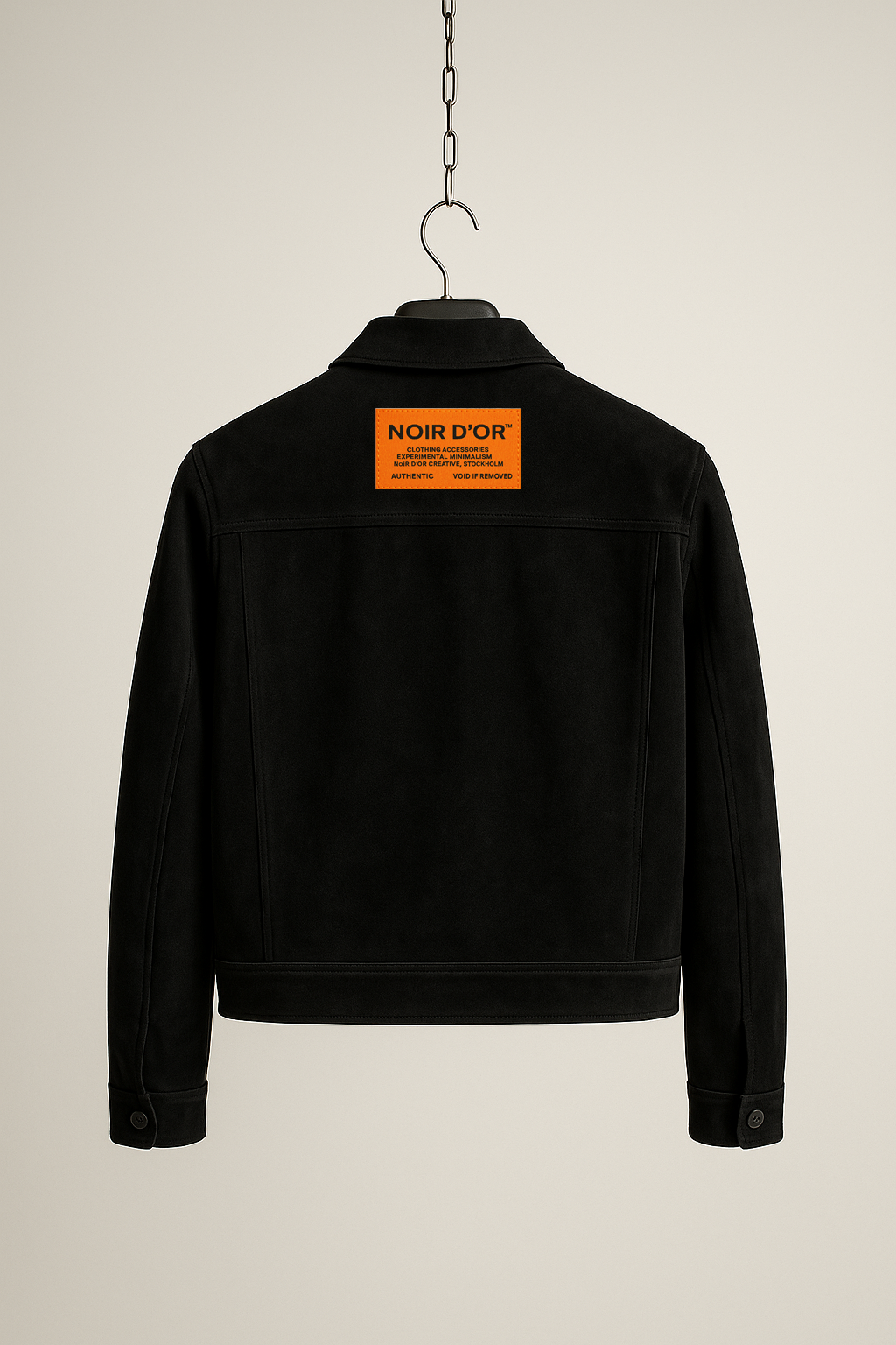 Preorder - Noir D'or Suede Jacket black