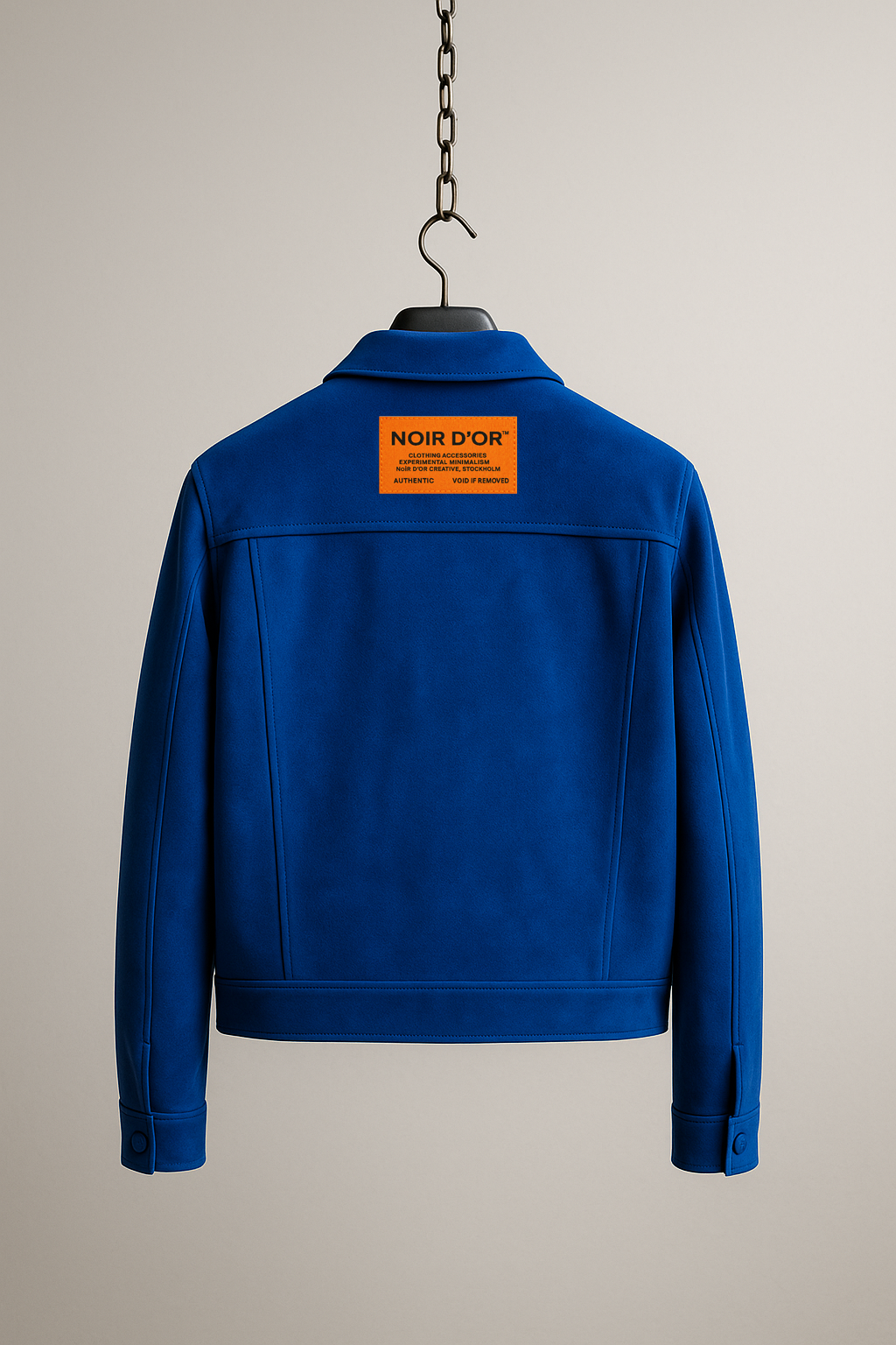 Preorder - Noir D'or Suede jacket Blue