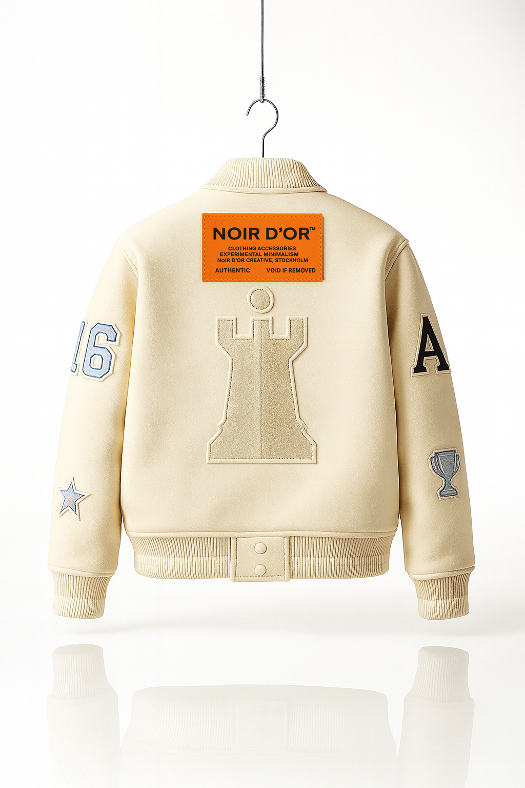 Preorder - Noir D'or Varsity jacket