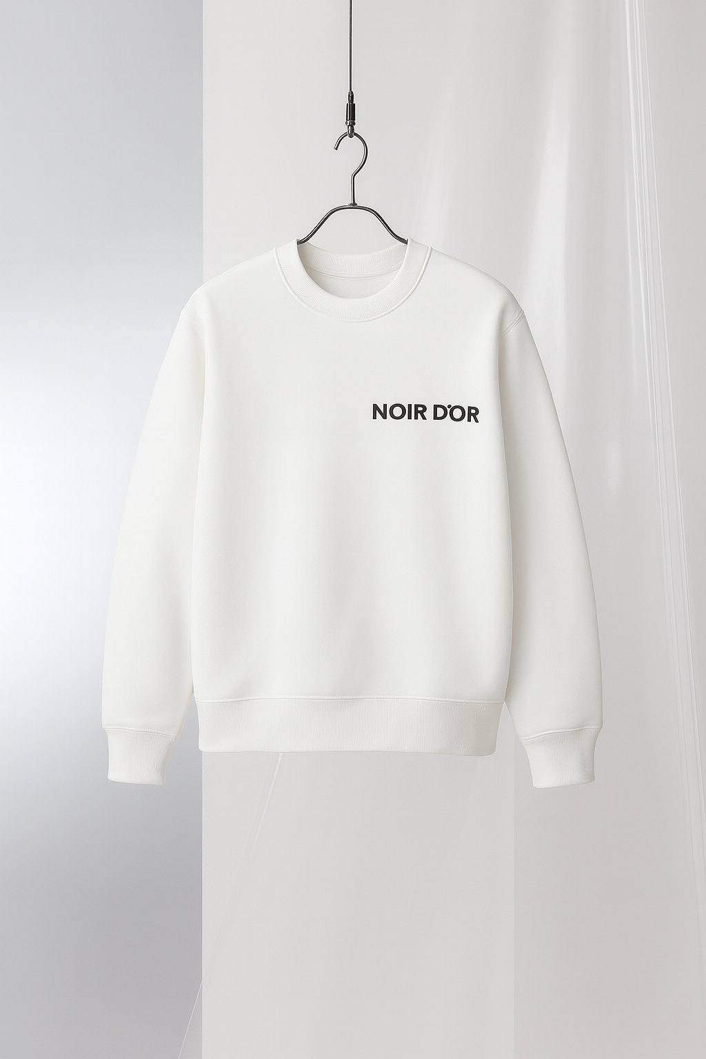 Preorder - Noir D'or Core Sweatshirt white