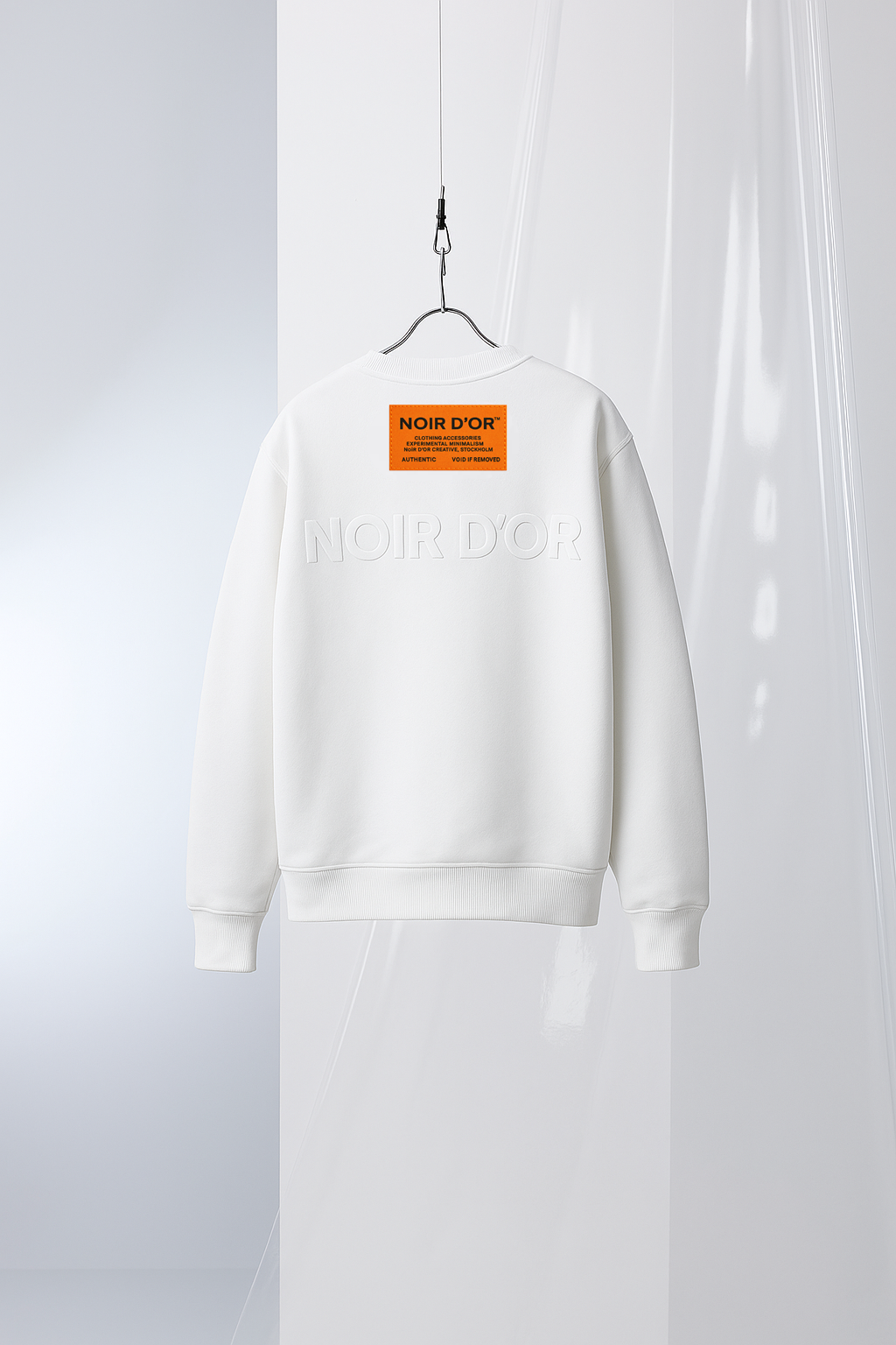 Preorder - Noir D'or Core Sweatshirt white
